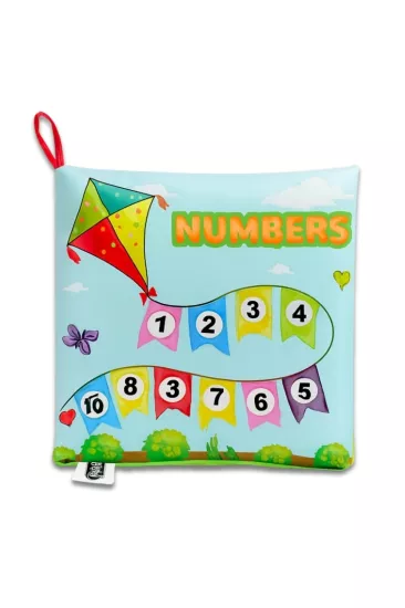 Bebekler İçin Eğitici Yumuşak Hışırtılı Kitap - Aynalı Kitap