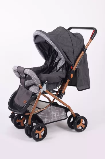 Dual Comfort Line Çift Yönlü Bebek Arabası Gri-Gold