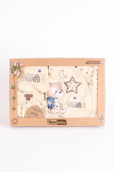 VaVBaby Organik Hastane Çıkışı 5’li Star Bear Laciver