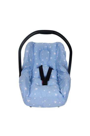 Sevi Bebe Bel Destekli Ana Kucağı Örtüsü Mavi Yıldız