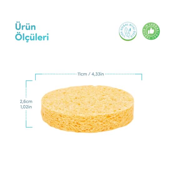 Sevi Bebe Selülozik Banyo Süngeri Turuncu